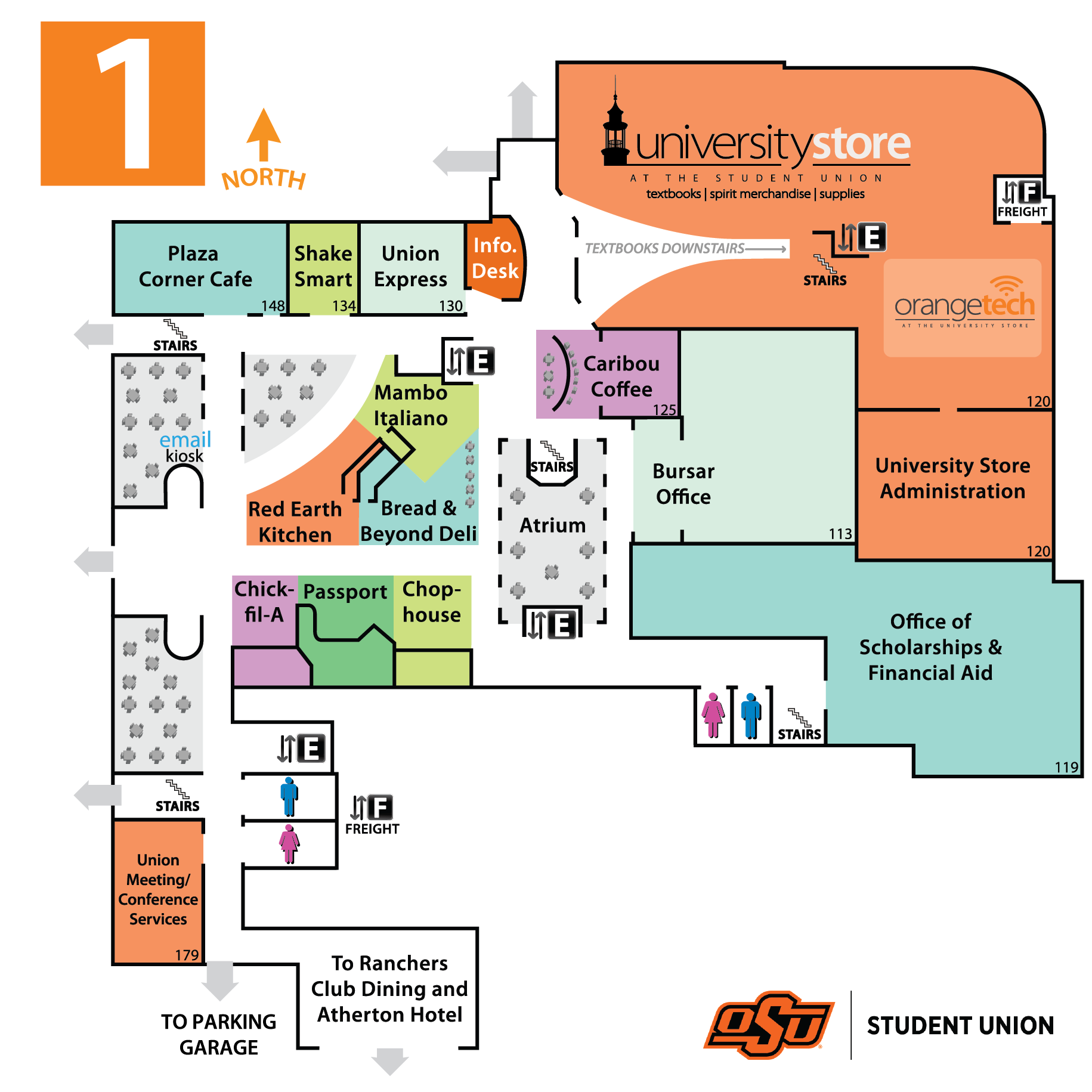 First floor map First floor map
