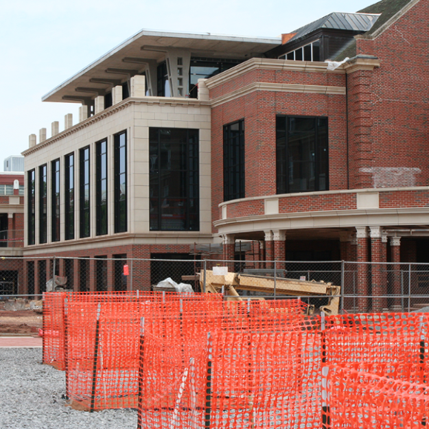 Student Union renovation construction August 2011