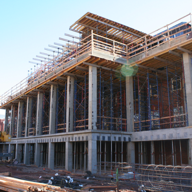 North side construction in 2011